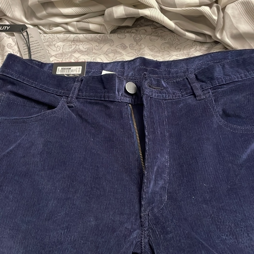 3  brand new pairs navy blue cord - Picture 4 of 5